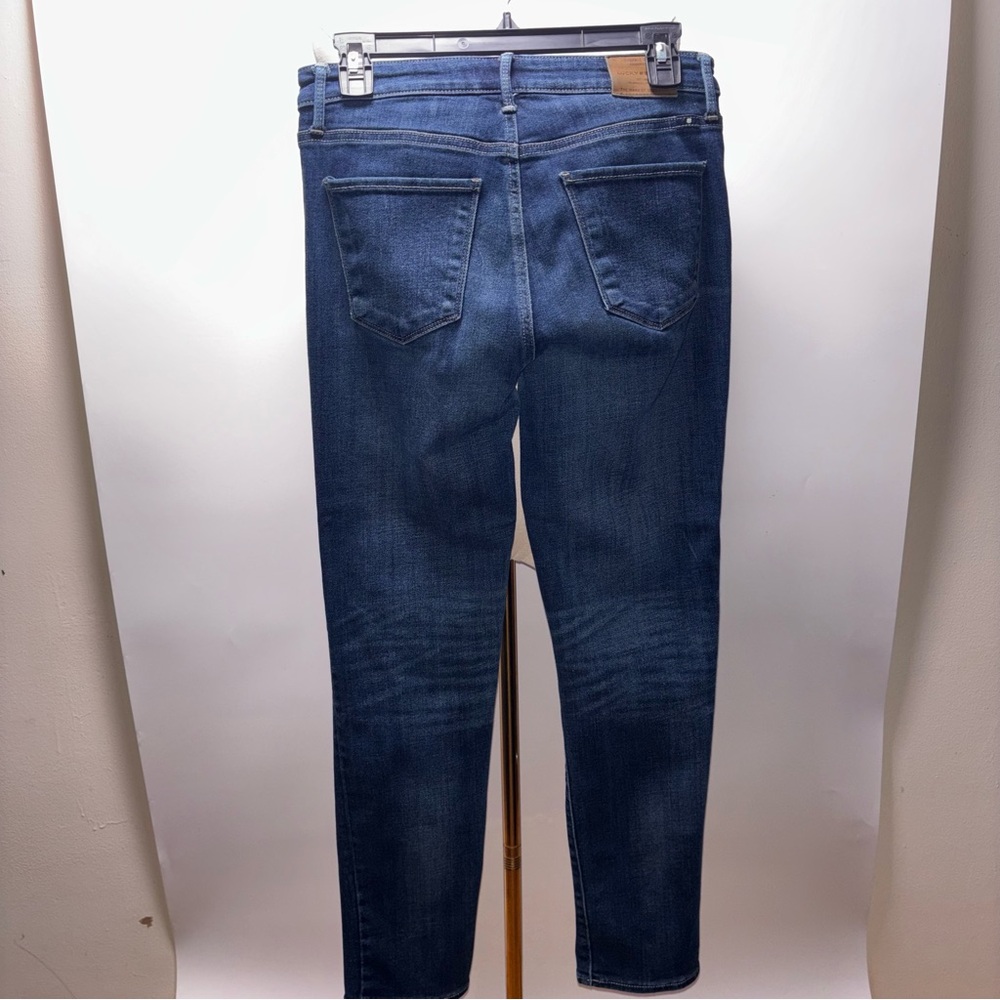 Lucky Brand Dark Blue Hayden Skinny Jeans Size 6/28 - Picture 3 of 9